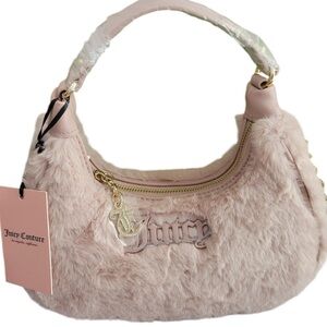 NWT Juicy Couture dusty blush semi charmed  coho bag $99